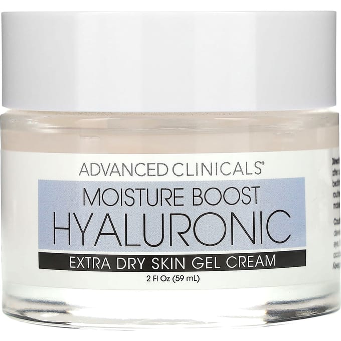 Advanced Clinicals Moisture Boost Hyaluronic Gel Cream – Hydraterende Crème – 59ml