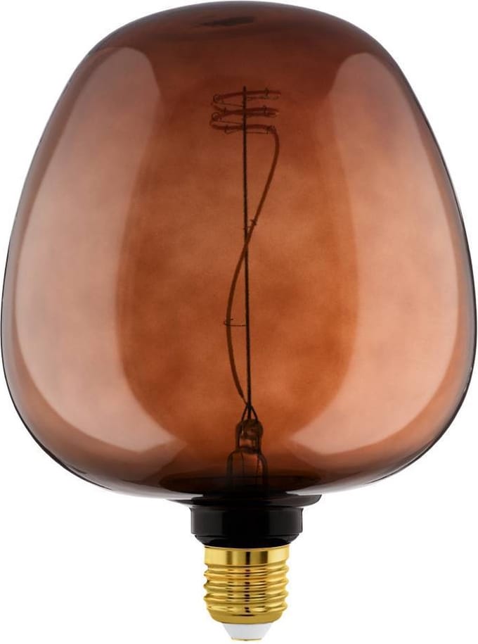 Eglo Ledfilamentlamp G190 - Amber - D19cm - Dimbaar - Warm Wit - E27 - 4w