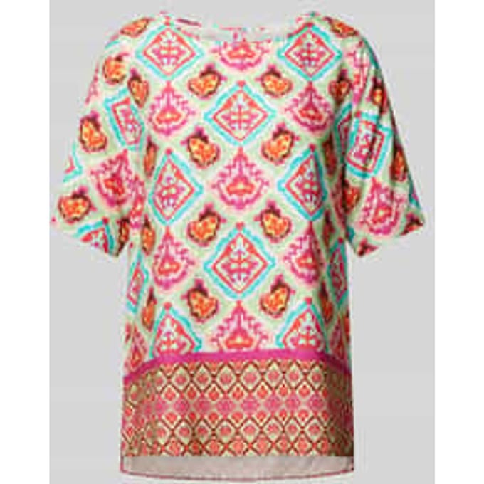 Blouse met all-over motief