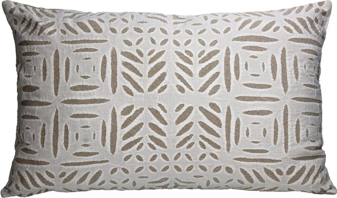 HD Collection Cushion Cotton Ivory 60x40cm