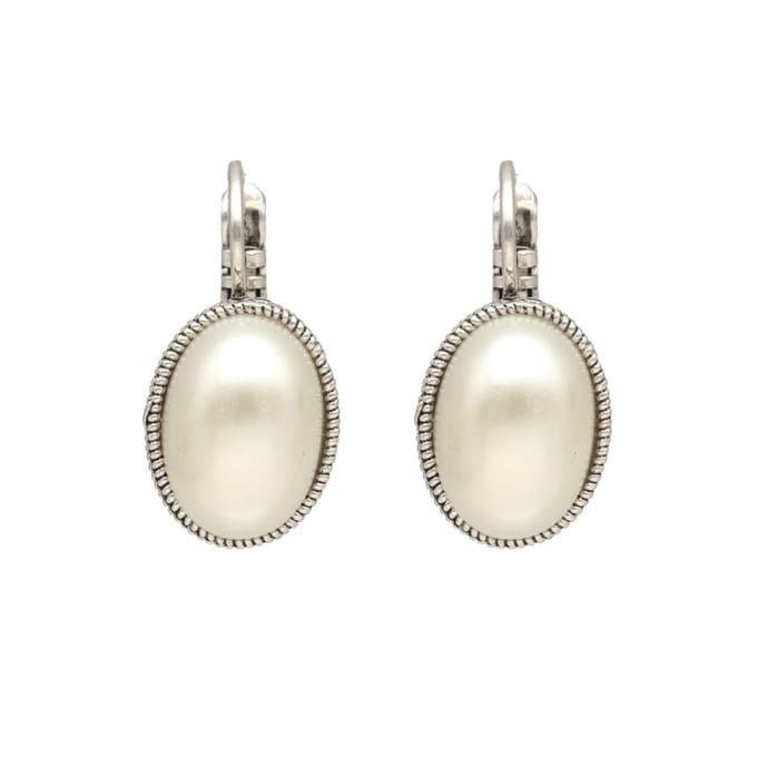 Camps & Camps Oorhangers 1A030 Pearl White