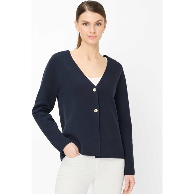 Brax Dames Vest  Style AMANDA navy, donkerblauw, maat 38