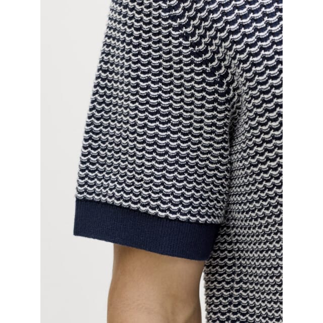 JACK&JONES - JPRBLUKINGSLEY KNIT POLO SS LN - Heren - Polo's