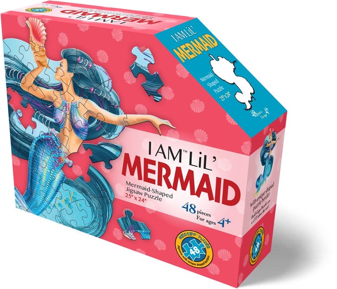 MAD CAPP puzzel zeemeermin fantasie 48 stukjes karton kinderen.