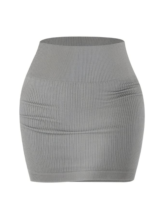 Livano Rokje Dames - Korte - Korte Broek - Wandelrok - Legging - Grijs - M