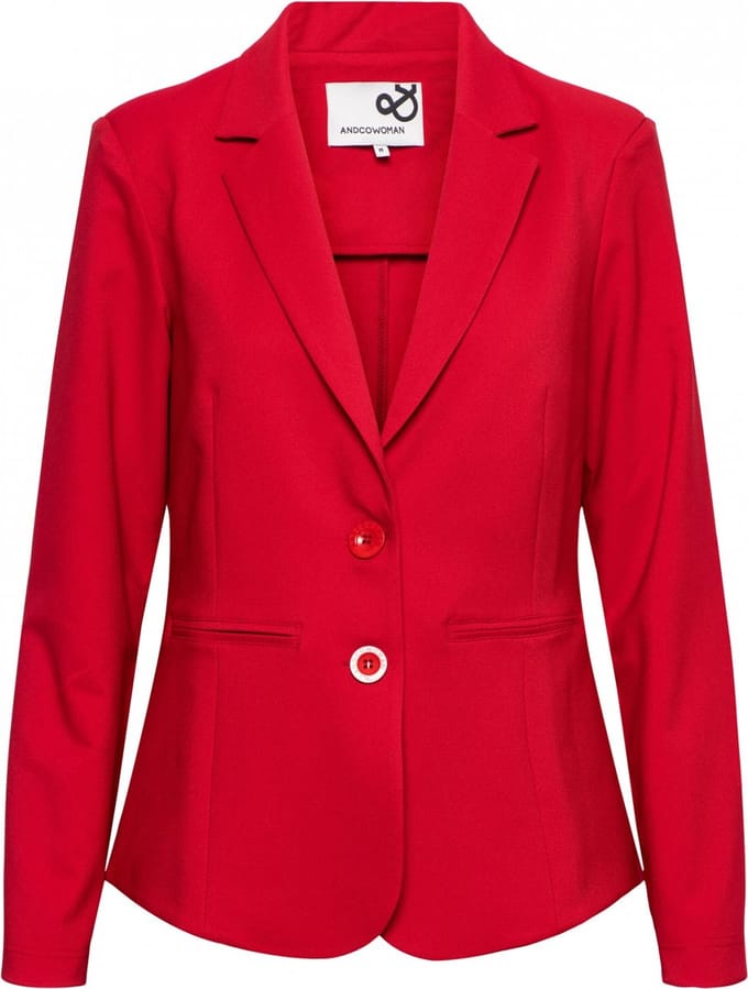 &Co Woman Blazer phileine comfort twill l-red