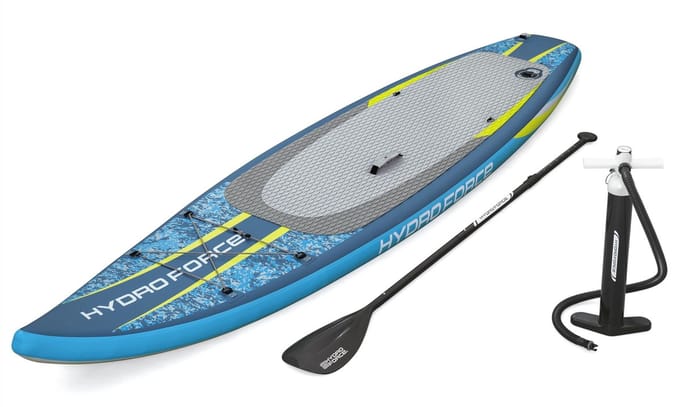 Hydro Force Aqua Glider Opblaasbare Stand-Up Paddleboard Set met TravelTech Rugzak 3.20 m
