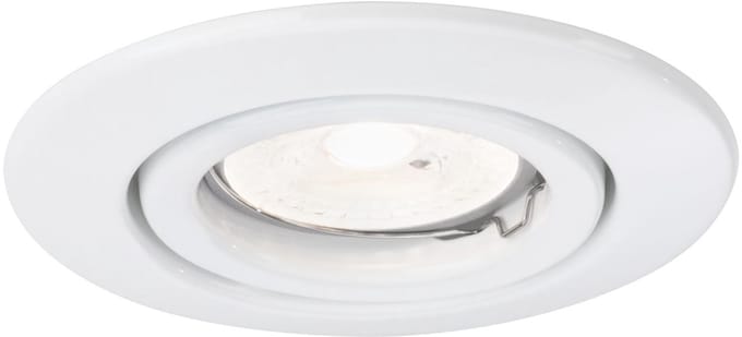 Inbouwlamp Quality zwenkbaar rond 110mm 20° GU5,3 max. 50W 12V dimbaar Wit