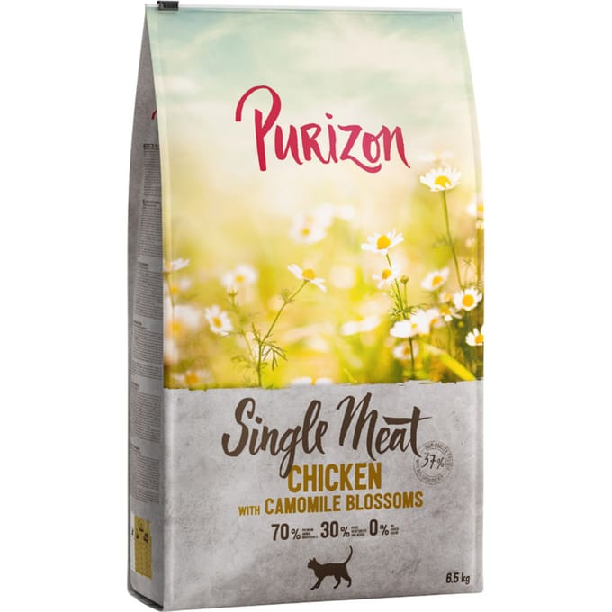 6,5kg Single Meat Kip met Kamillebloesem Purizon Kattenvoer