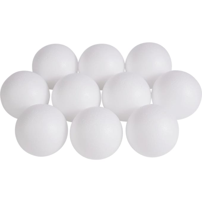 VBS Piepschuim bal, Ø 8 cm, 10 stuks