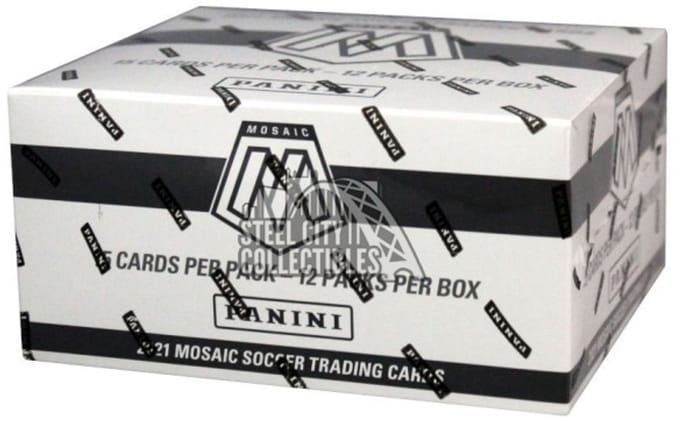 Panini Mosaic UEFA Euro Soccer 2020-21 12 Multi Cello Value Pack Box