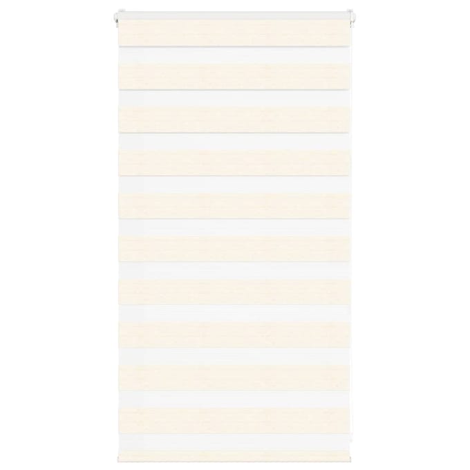 vidaXL Zebra rolgordijn 85x100 cm stofbreedte 80,9 cm marmerbeige