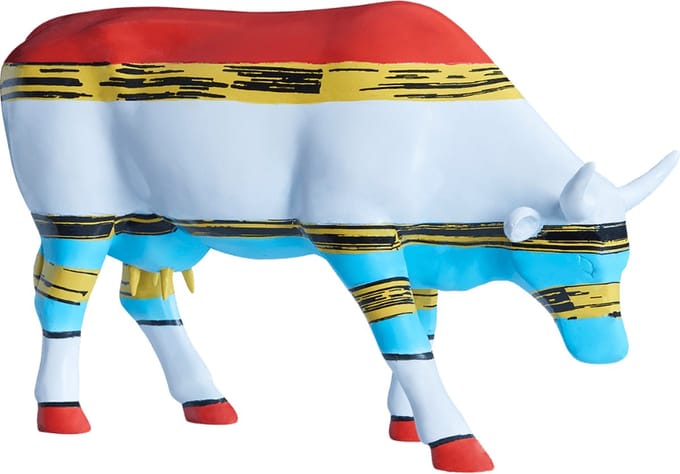 PENCILLED MOODEL L ART. 46805 COW PARADE MULTICOLOR