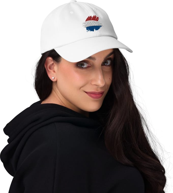 Nederlandse vlag Pet / Cap - Wit
