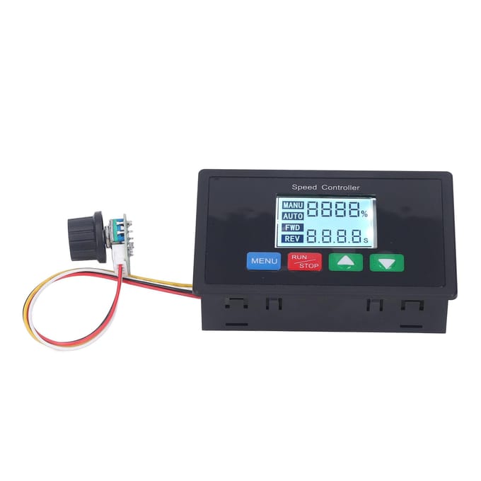 DC Motor Snelheidsregelaar Controller Geïntegreerde LCD Timing Motor Gouverneur Regelaar DC10-55V