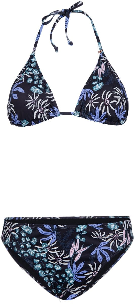 Brunotti - Lollypop-Print - Bikini Set Zwart - Dames - Slide Triangel Bikini Top - 36