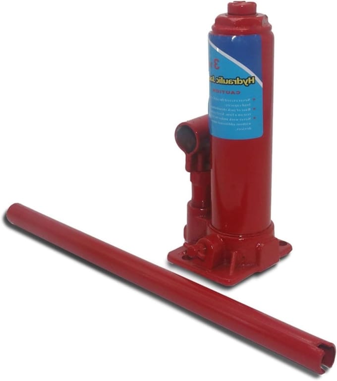 Hydraulische Krik - Auto Krik - Onderhoud Voertuigen - Hoog Draagvermogen - 3 Ton - Rood