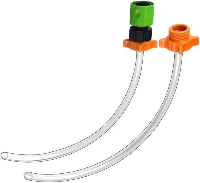 2-delige adapterset voor hogedrukreiniger flesdopconnector