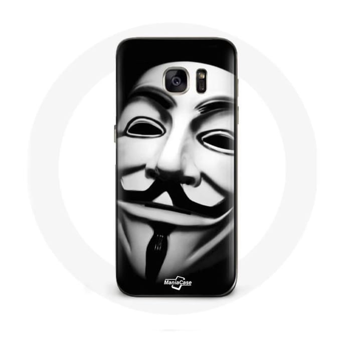 Coque pour Samsung Galaxy S7 Edge Nous sommes légion masque anonyme
