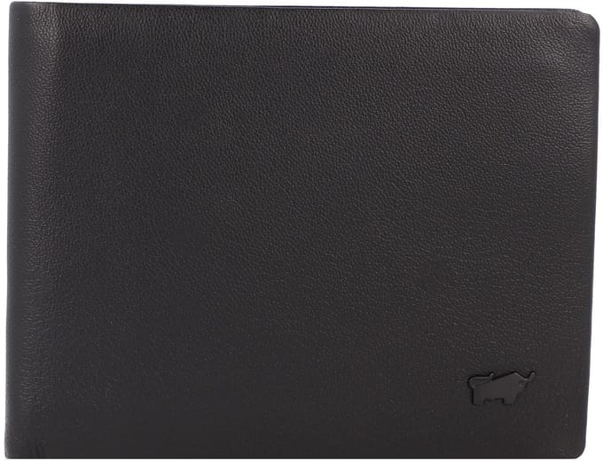 Braun Buffel Hannes Portemonnee Heren - Billfold - RIFD - Leer - Zwart