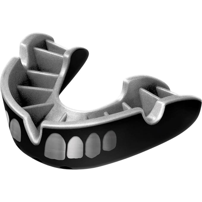 Opro Silver Superior Fit Jaws Mouthguard Hockey Bitje - Maat L