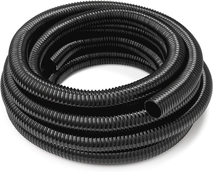 Spiraalslang 50 mm Ø voor vijvers, pompen en beeklopen - 10 meter