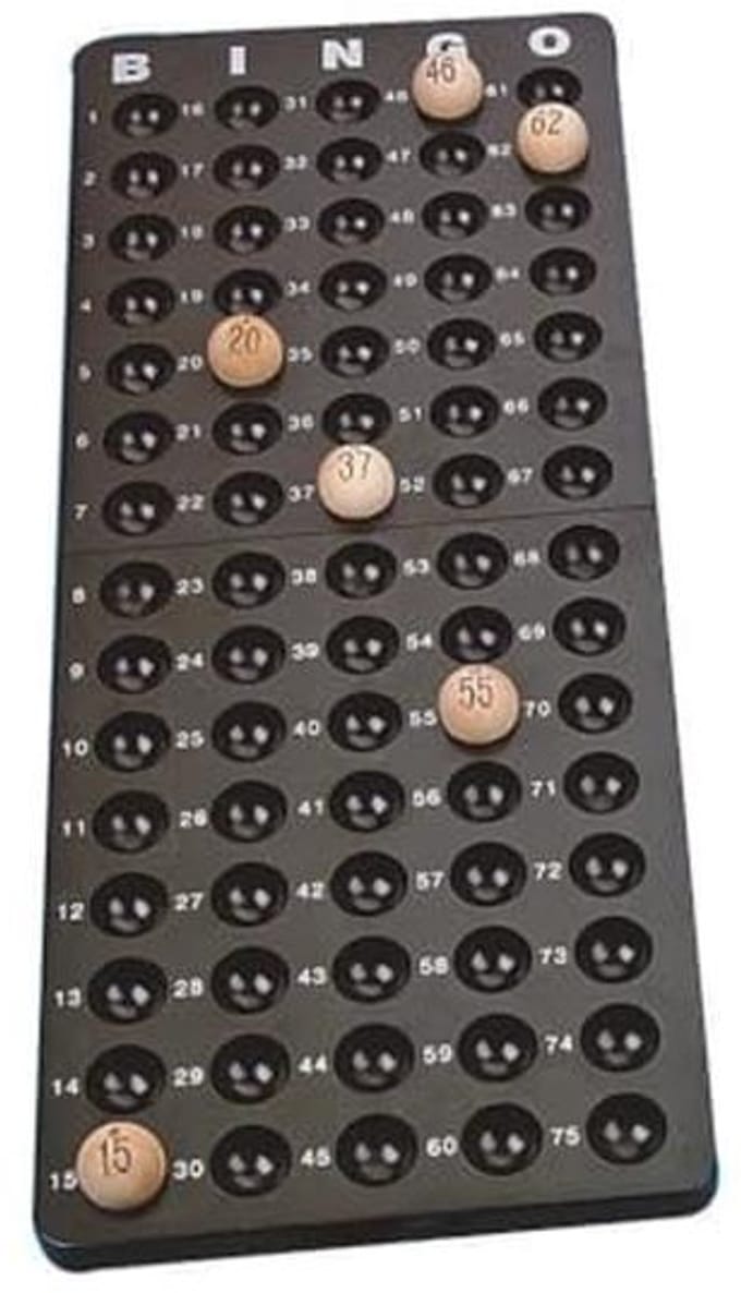Bingo Master Bord voor Bingospel