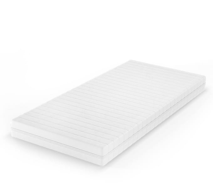 Vitalispa Koudschuim matras – 100 x 200 cm H2 hardheid, 7 zones Wit