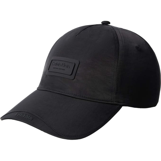 Calvin Klein Tonal Patch Cap Black Taglia: OS | Cappelli Outlet | Uomo | Nero