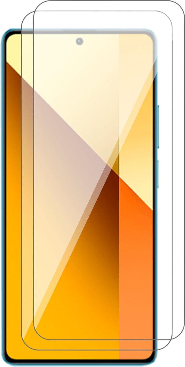 Screenprotector geschikt voor Xiaomi Redmi Note 13 5G - 2x Glas Screen Protector