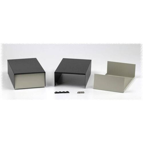 Hammond Electronics 1454S Instrumentbehuizing 203 x 254 x 76 Staal Grijs, Zwart 1 stuk(s)