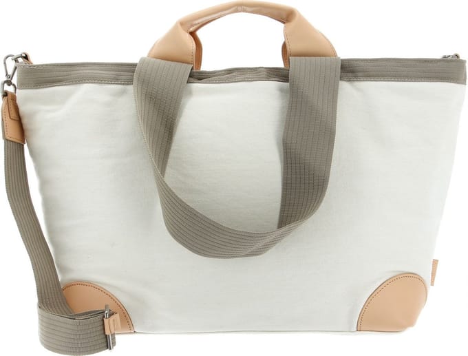 JOST shopper schoudertas met laptopvak Jean Shopper Porcelain crème