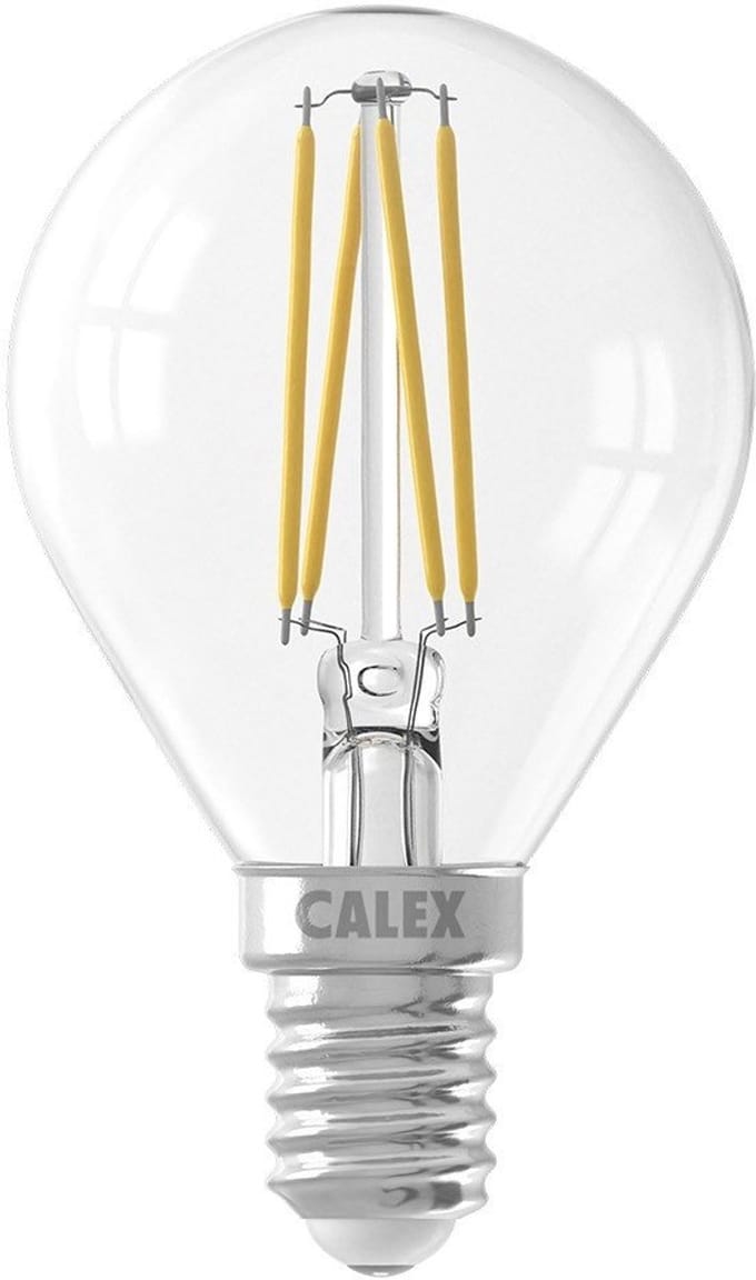 Calex E14 LED Kogellamp Helder | 3.5W 250Lm 2700K | 220-240V 827 P45 | Dimbaar