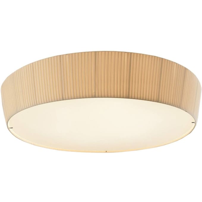 Bover LED plafondlamp Plafonet, Ø 95 cm, crèmekleurig