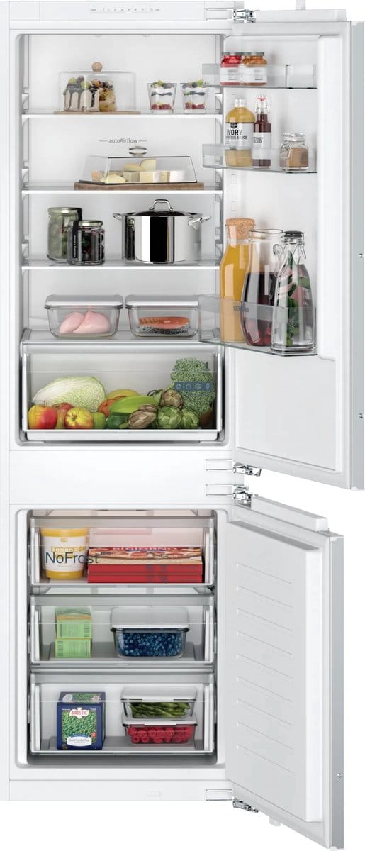 Siemens iQ100 KI86NNFE0 koel-vriescombinatie Ingebouwd 260 l