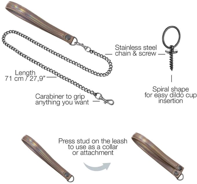 Strap-On-Me – Leash & Dildo Ring Kit