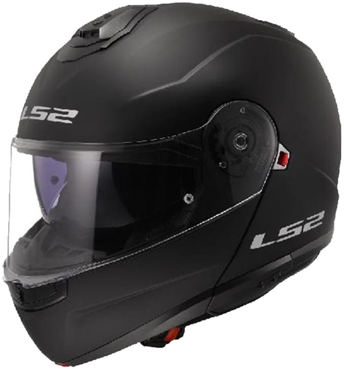 LS2 FF908 Strobe II Mat Zwart 06 Systeemhelm - Helm