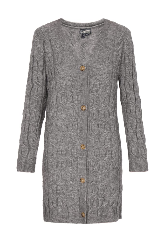 Dreimaster Vest Dames grijs melange