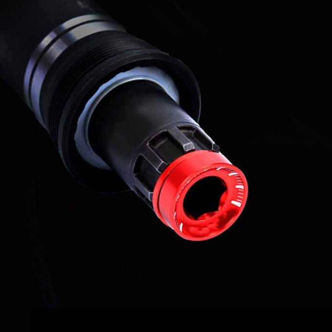 Vertande Trapasbouten M15*19mm Titanium Fiets Fiets BB As Schroeven Rood red
