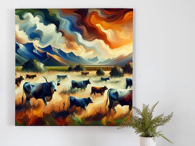 Kunstprint | Wanddecoratie | Dibond | 20 × 20 cm