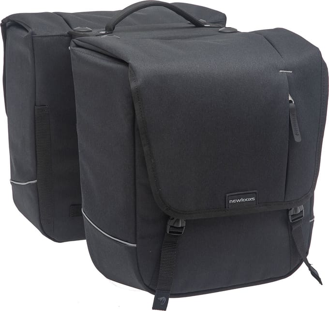 New Looxs Nova Double Dubbele Fietstas Racktime - Afneembaar - 32 liter - Zwart