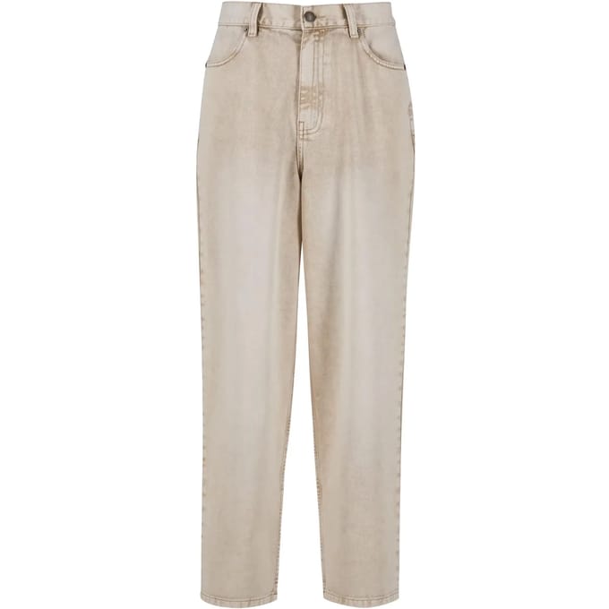Urban Classics - 90's Jeans white dirty washed Broek rechte pijpen - Taille, 38 inch - Wit