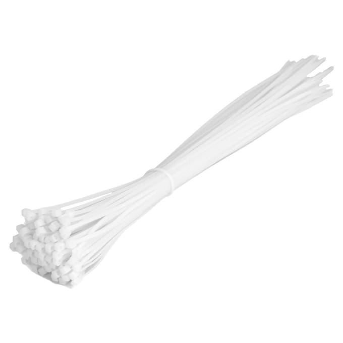 TD47 Kabelbinders 2.5 x 380 mm Wit - Tie wraps - Tyraps
