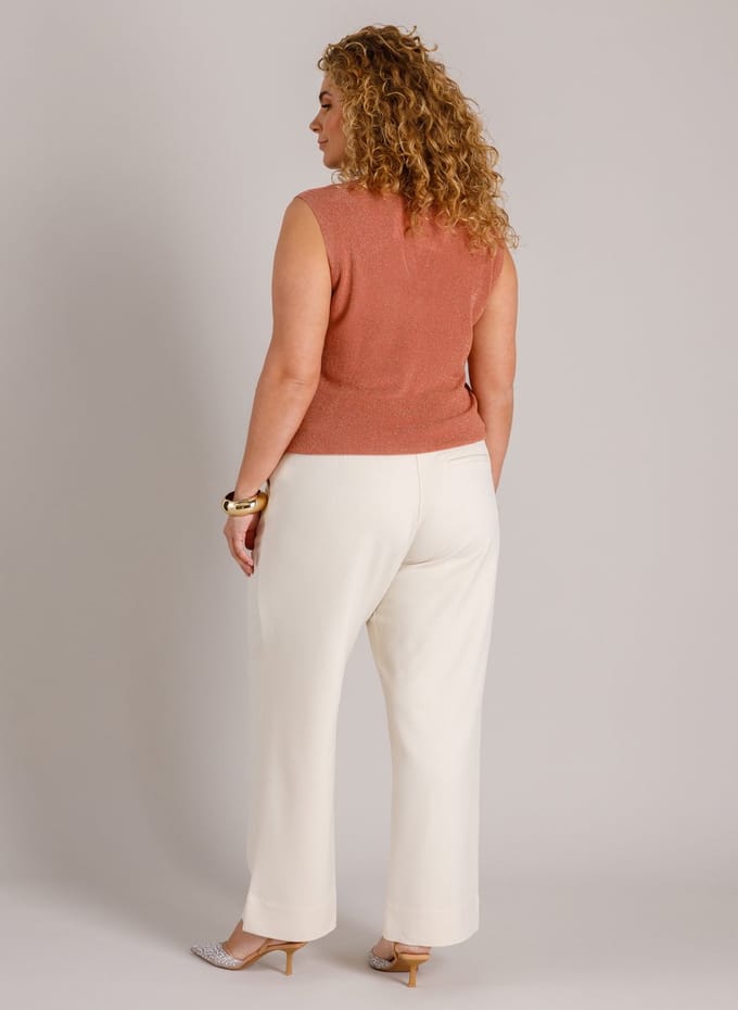 YEST CURVE Linn Bottoms - Natural - maat X-0(44)