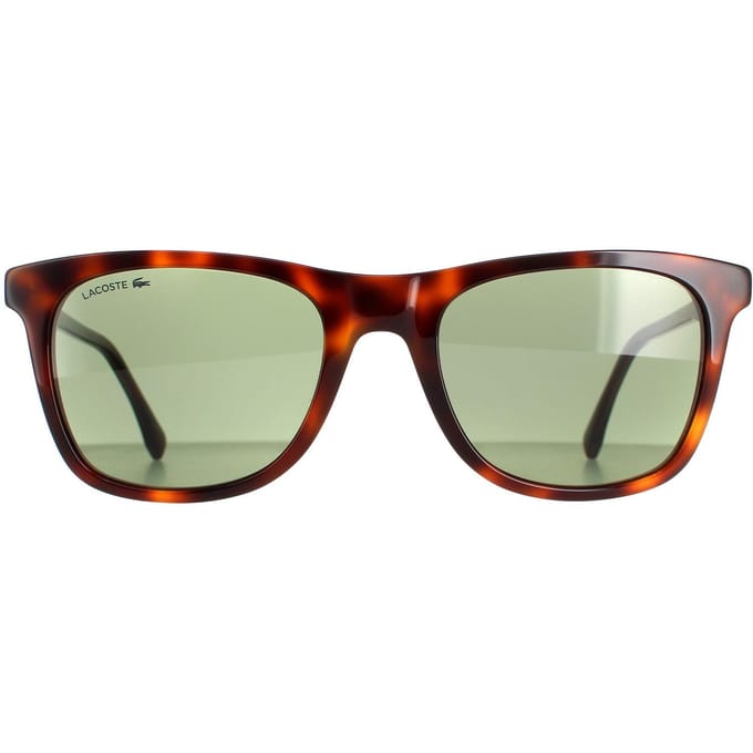 Lacoste Vierkant Mannen Dark Havana Groente L933s