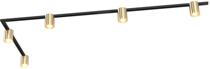 Ledvion - 3m LED Railverlichting Set - Kantelbaar - GU10 Spots - Goud
