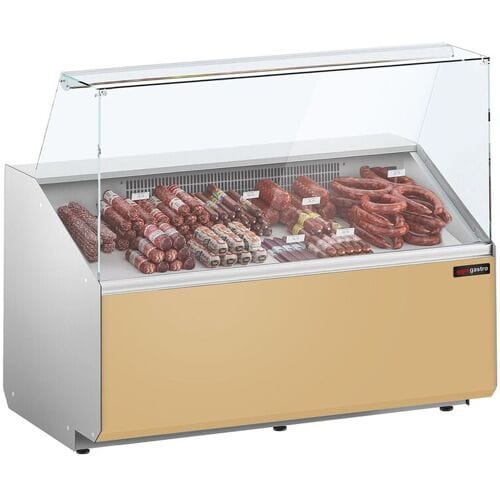 GGM Gastro Kühltheke - 1300mm - Frontblende Beige
