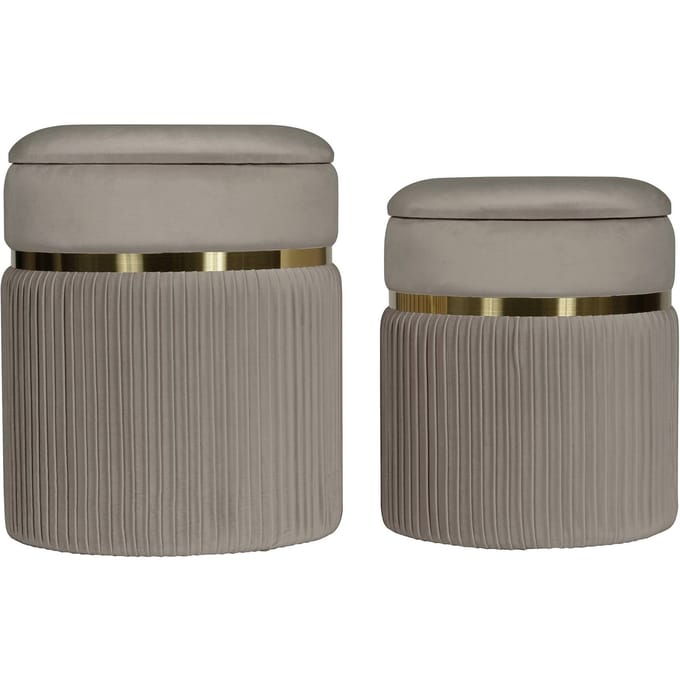 Set van 2 poefs Zora | Hearthome & Living