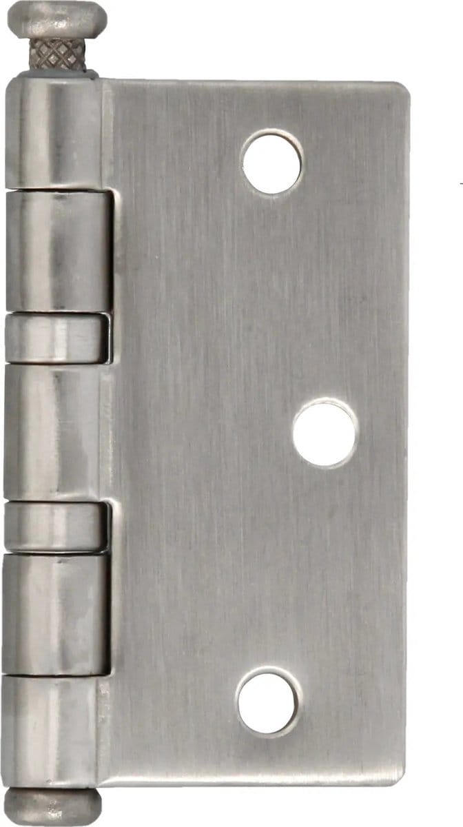 Kogellagerscharnier - Roestvrij Staal - 76x76 Mm - Met Rechte Hoeken