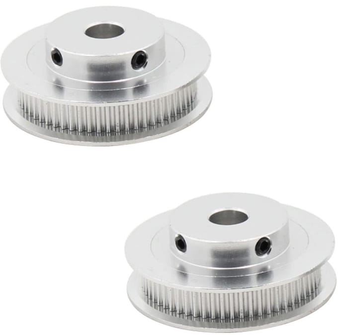 Dailygoody - Pulley Zahnriemenscheibe - 2-Stück - 6mm Breedte - 60